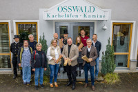 Regionalinitiave des Landkreises Fürth bei Ofenbauer-Obermeister Rudi Osswald